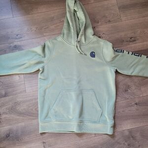 BRAND NEW Soft Green and Navy Carhartt Sweatshirt Womens Sz Large